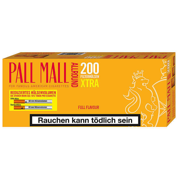 Pall Mall Allr. Full Flavor Extra Hülsen Gelb