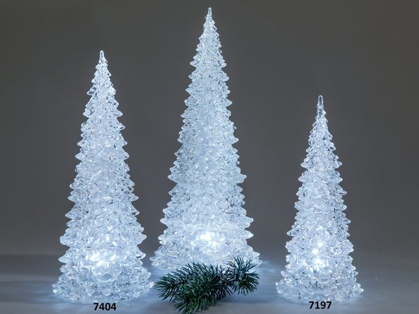 Baum Pyramide 23 cm Acryl mit Licht