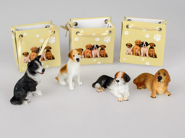 Mini Hunde in Papiertüte