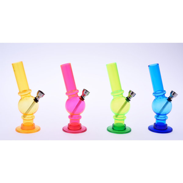 Wasserpfeife/Bong aus Acryl in 4 Farben