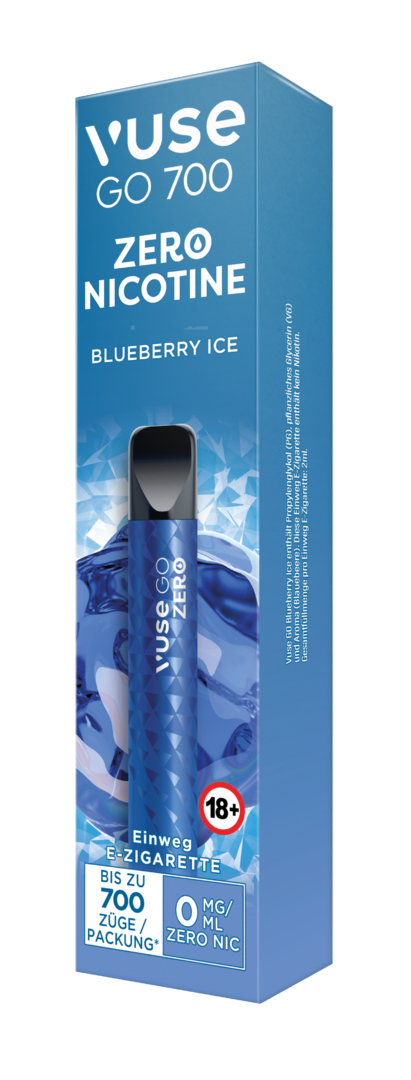 Vuse Go 700 Blueberry Ice Zero Nikotin