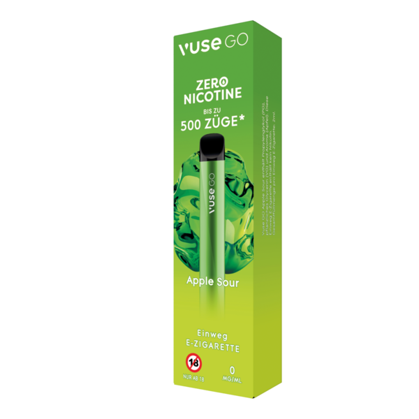 Vuse Go 700 Apple Sour Zero Nikotin